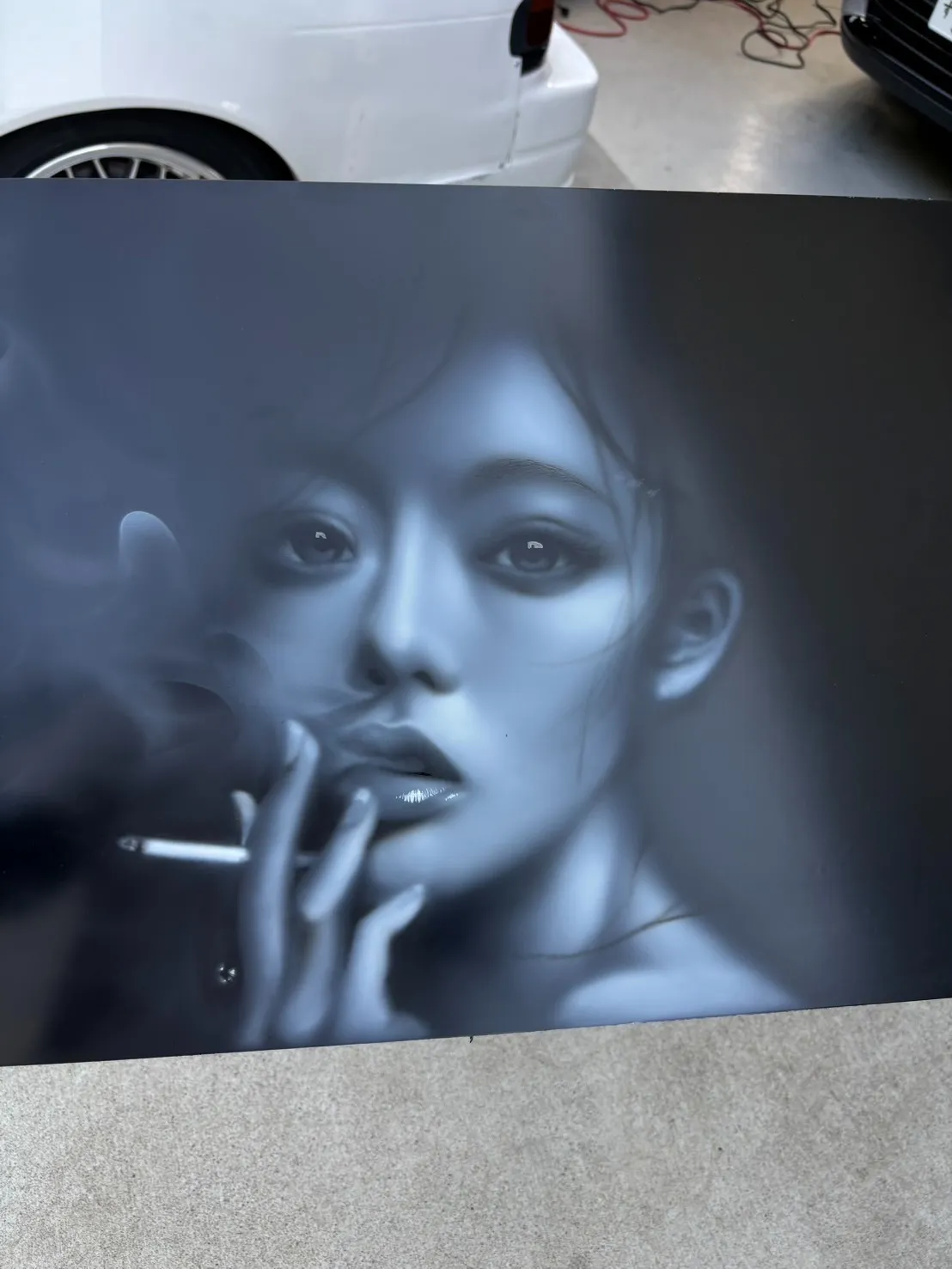 パネルに描く、極上のインテリア・エアブラシアート